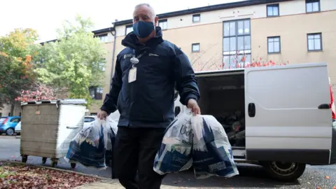 Andrew Milligan Food parcels