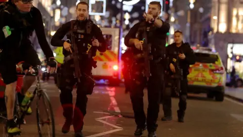 Getty Images Armed police officers