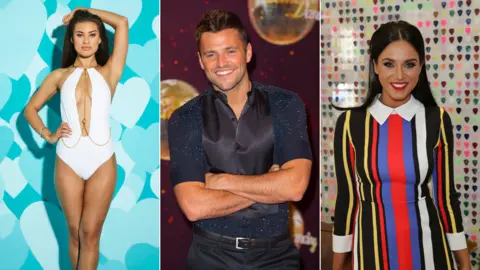 Joel Anderson/ITV/PA Montana Brown, Mark Wright, Vicky Pattison