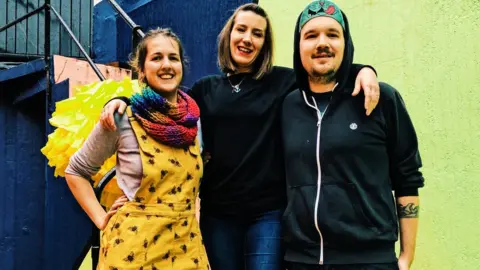 BBC Emily Adams, Fiona Graham and Joe Pilkington