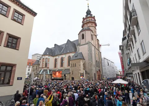 Alamy Commemoration at St Nicholas Church, 9 Oct 19