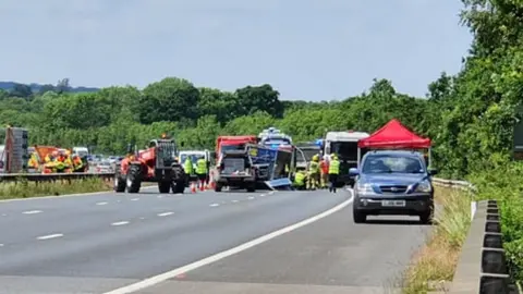 Toni Cavallo M27 crash