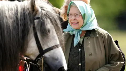 Getty Images The Queen at Windsor