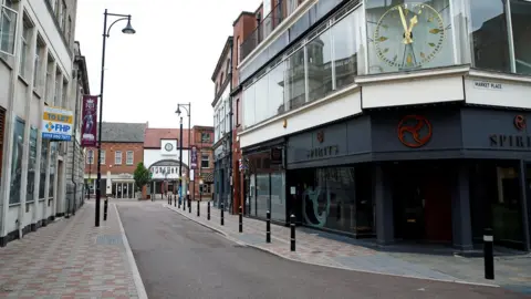 Reuters A view of an empty street, following a local lockdown imposed amid the coronavirus disease (COVID-19) outbreak, in Leicester,