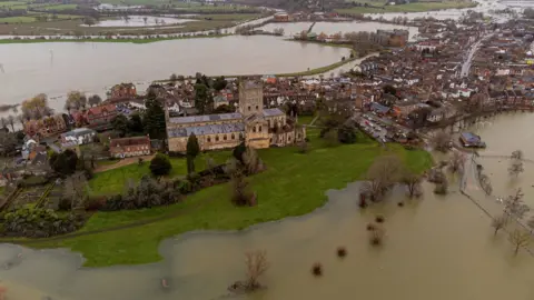 PA Media Flooding in Tewkesbury