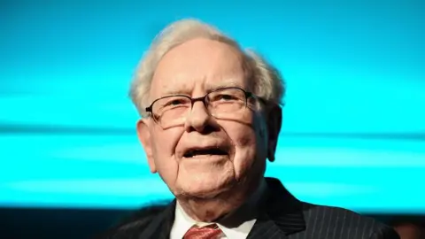 Getty Images Warren Buffett speaking