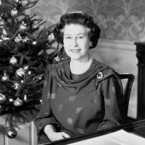 PA Media The Queen making her traditional Christmas Day address to the nation and the Commonwealth