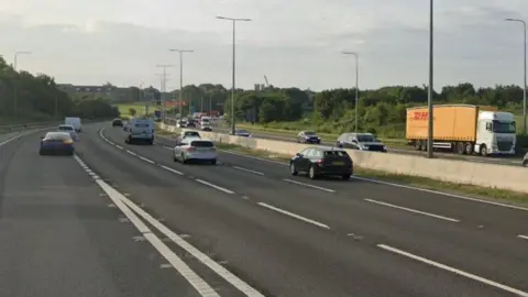 Google Traffic on the M62