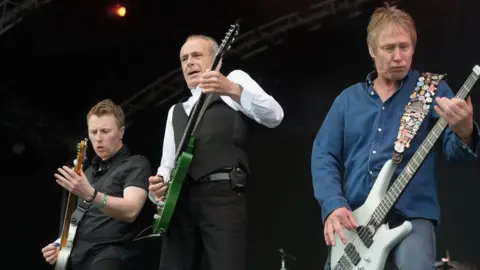 Getty Images Status Quo perform at the BMW PGA Championship at Wentworth on May 27, 2017 in Virginia Water, England.