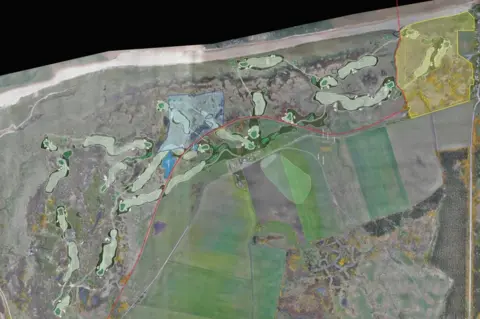 Coul Links Revised layout of the course