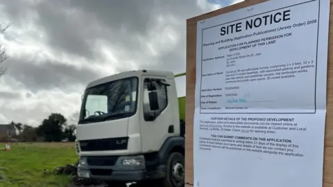 BBC A planning application at the field