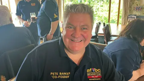 Natalie Bell/BBC Veteran Pete Barker