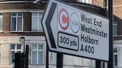 BBC ULEZ sign