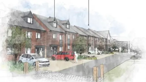 Planning document Hill Barton Artist Impression