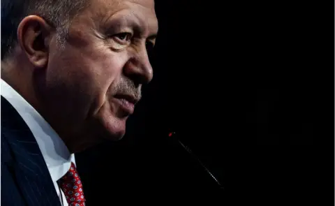 Getty Images President Tayyip Erdogan