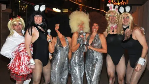 Mel Bonfield New Year's Eve in Newquay