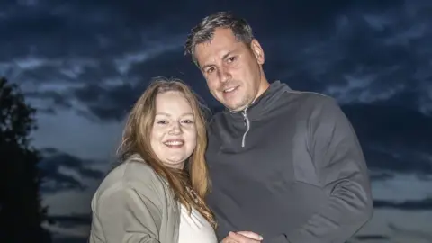 Danny Lawson/PA Media Megan Greenwood and Rhys Whelan