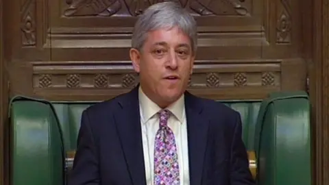 Press Association John Bercow on the day he was elected Speaker. Mr Sinclair was the sitting Speaker's secretary, who began to work for him