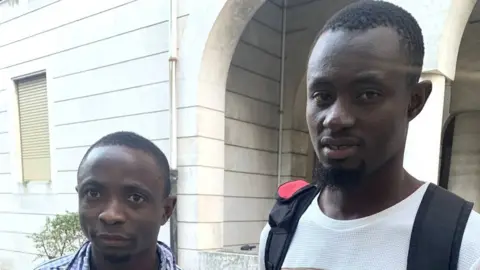 Odion Eboigbe (left) and Boubacar Touré (right)