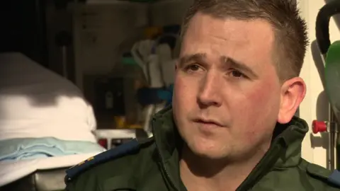 BBC Ambulance staff member Gary Watson