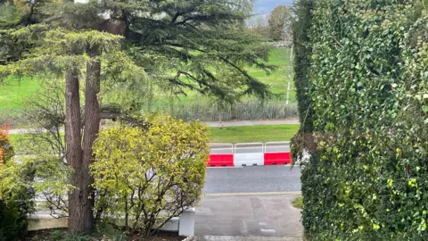 Reeve family Barriers on Evesham Road in Cheltenham