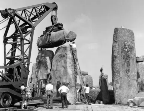 Historic England Stonehenge in 1958