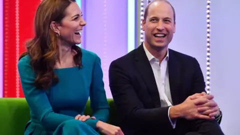 Getty Images The royals on the One Show sofa