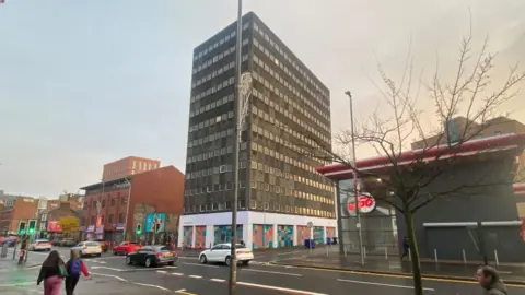 BBC Fanum House - an ugly concrete tower