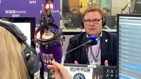 BBC John Cotton in the studio with Kath Stancyzszyn