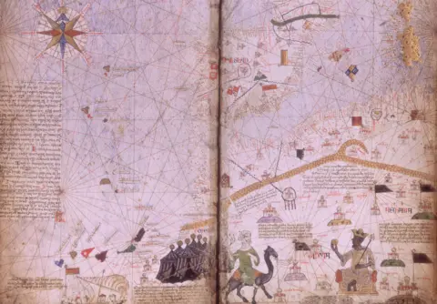 Getty Images Catalan atlas map