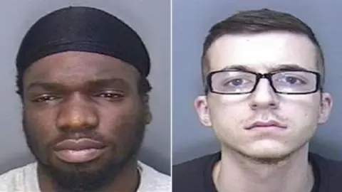 Devon and Cornwall Police Mug shots of two men