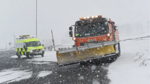 Ian Forsyth/Getty Images A66 in snow 2018