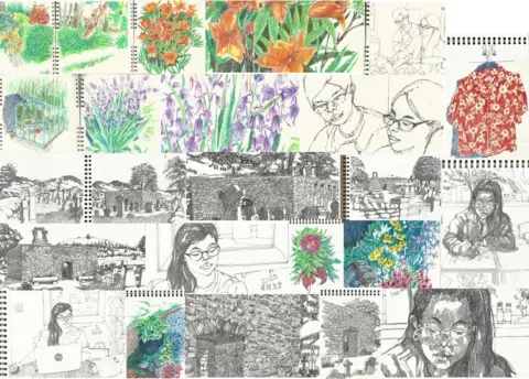 Alan Dunlop Pages from Prof Dunlop’s fifth sketchbook of drawings