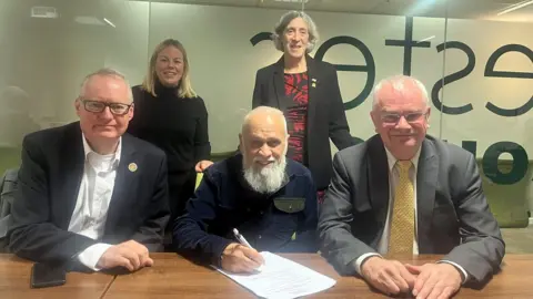 Liberal Democrats Gloucester City Councillor Usman Bhaimia joining the Liberal Democrats