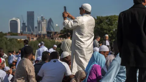 Getty Images Muslims celebrate Eid