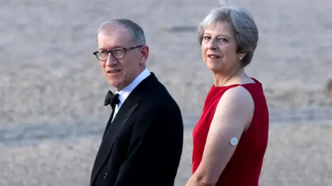 WPA Pool Theresa May with her husband