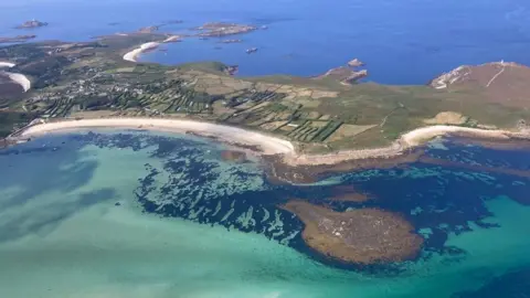 Aerial view of St Mary's