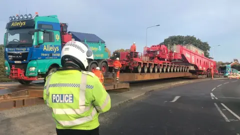 Suffolk County Council An abnormal load in Suffolk