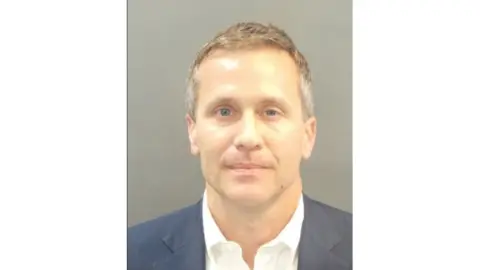 St Louis Police Missouri Governor Eric Greitens was taken into custody on Thursday