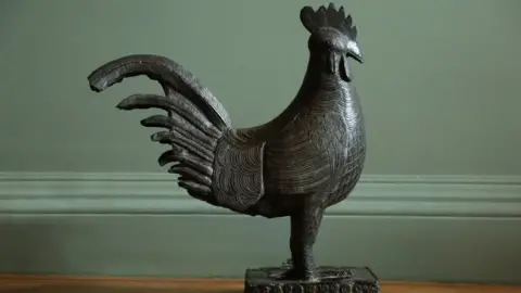 Chris Loades Benin bronze cockerel