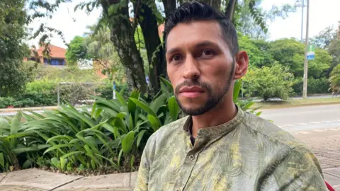 Picture of Boris Guevara who is a former FARC member