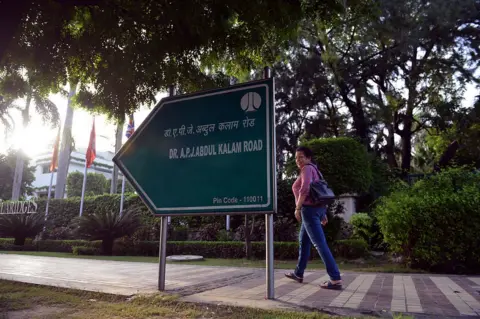 Getty Images Aurangzeb Road in New Delhi has been reamed Abdul Kalam Road