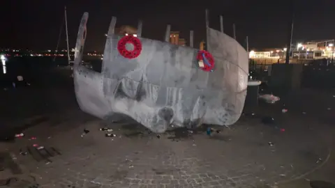 Bradley Jones The Merchant Seaman's Memorial in Cardiff Bay