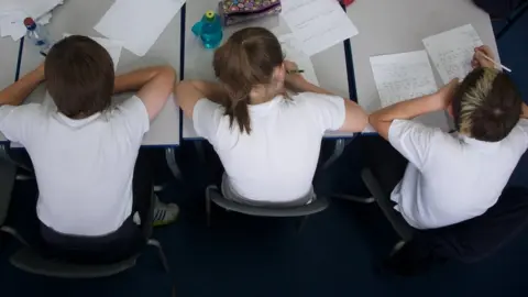 BBC pupils working in class