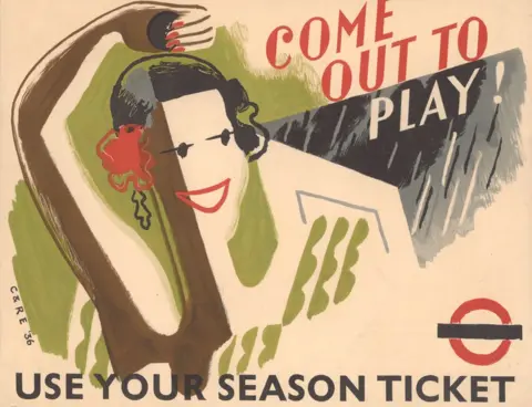 London Transport Museum Poster saying "Come out to play"