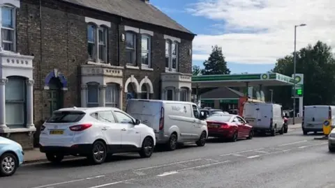 BBC Petrol queue