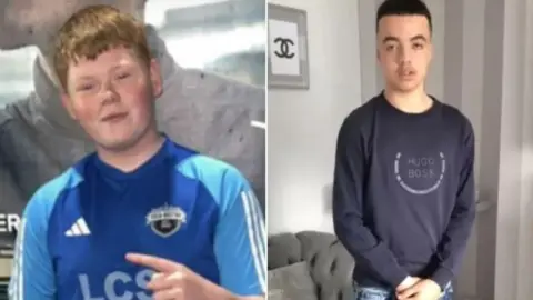 West Yorkshire Police Alfie Lewis (L) and Khayri Mclean