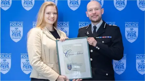 Thames Valley Police Marie Therese Gumpert and Chief Constable Jason Hogg