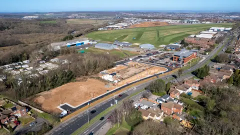 Medway Council The innovation park building site