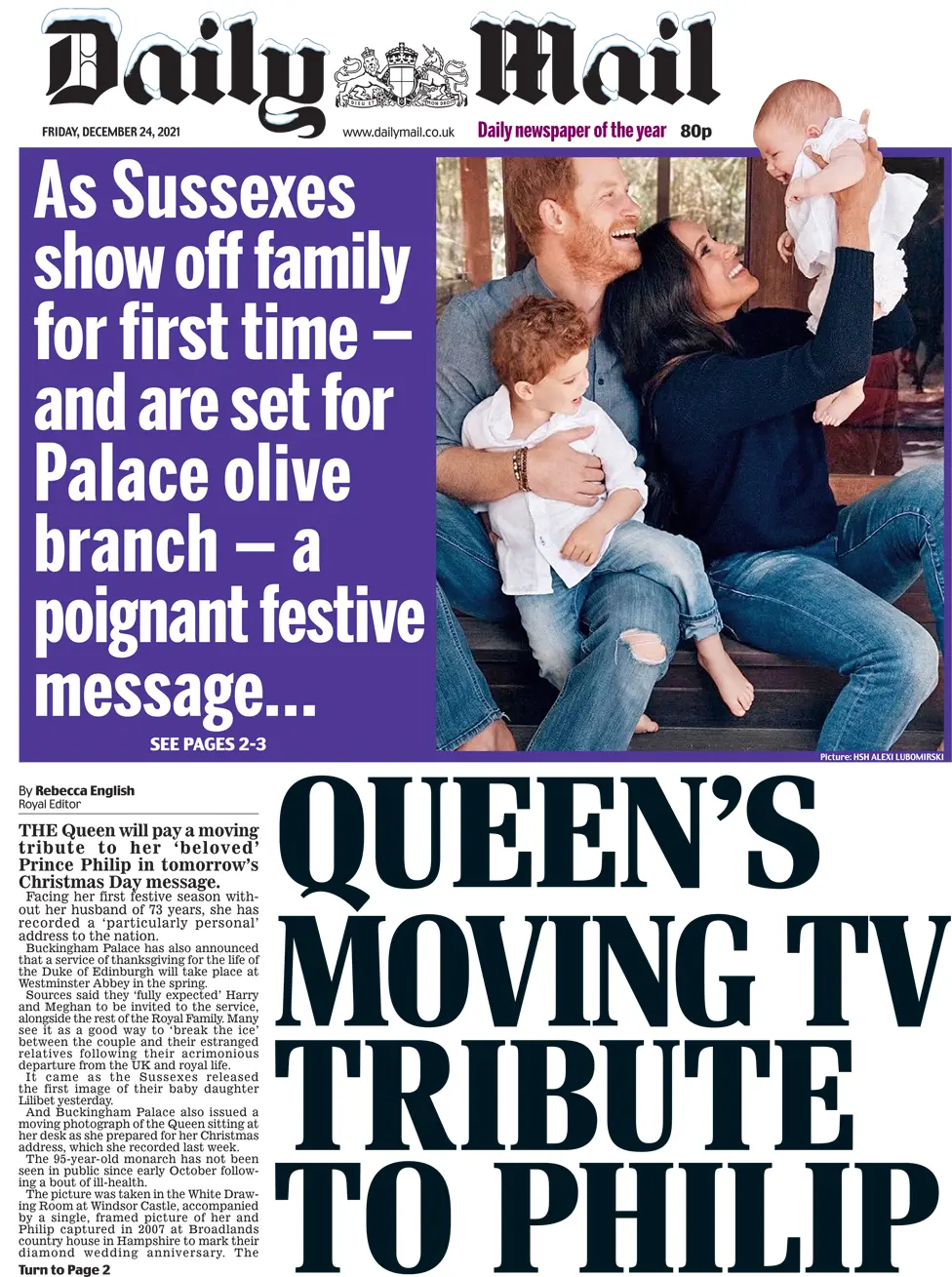 BBC Daily Mail - Christmas Eve